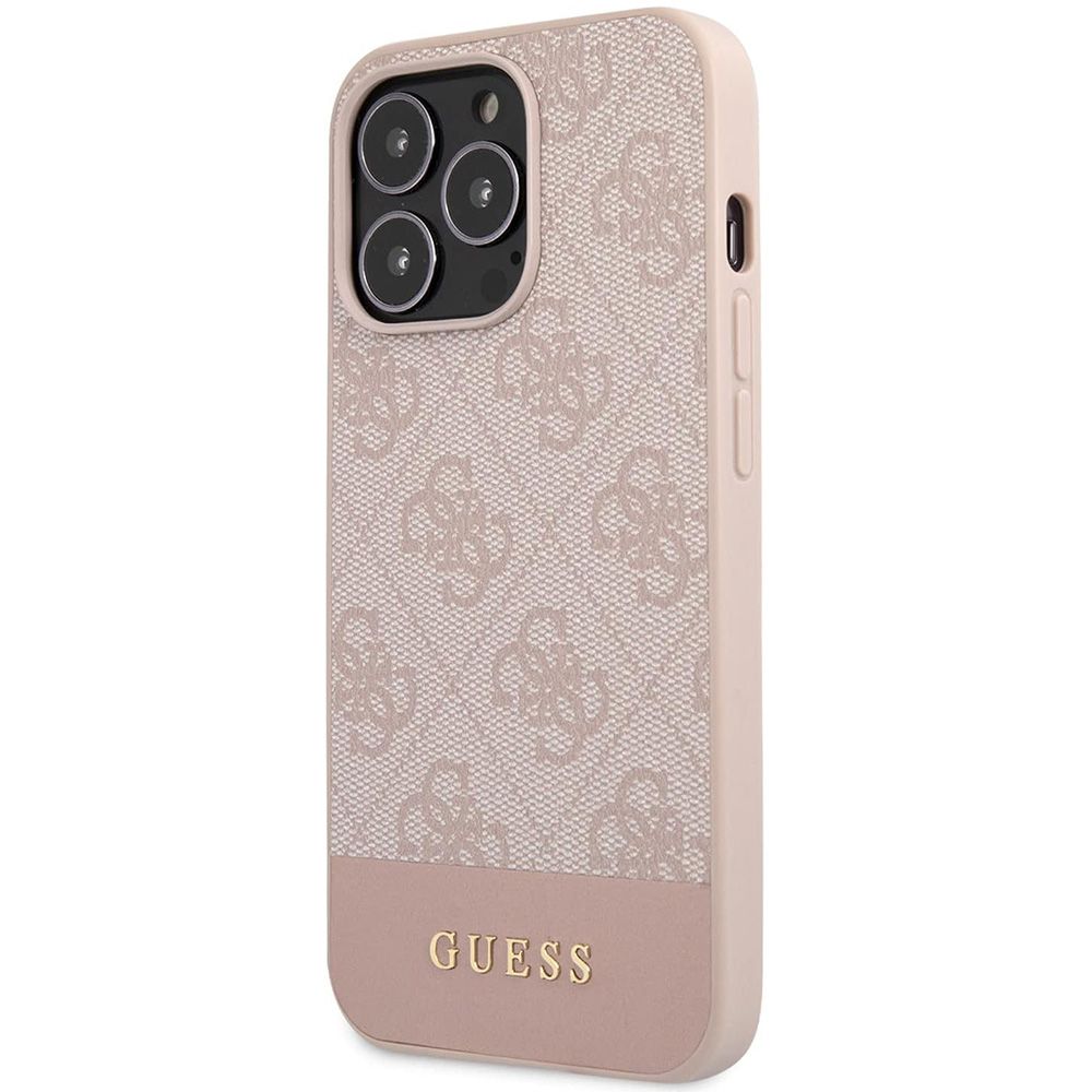 Maska za Apple iPhone 15 Pro — Guess Hc PC/TPU 4G Pu Bottom Stripe