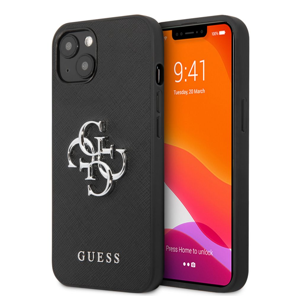 Maska za Apple iPhone 13 — Guess Saffiano Big