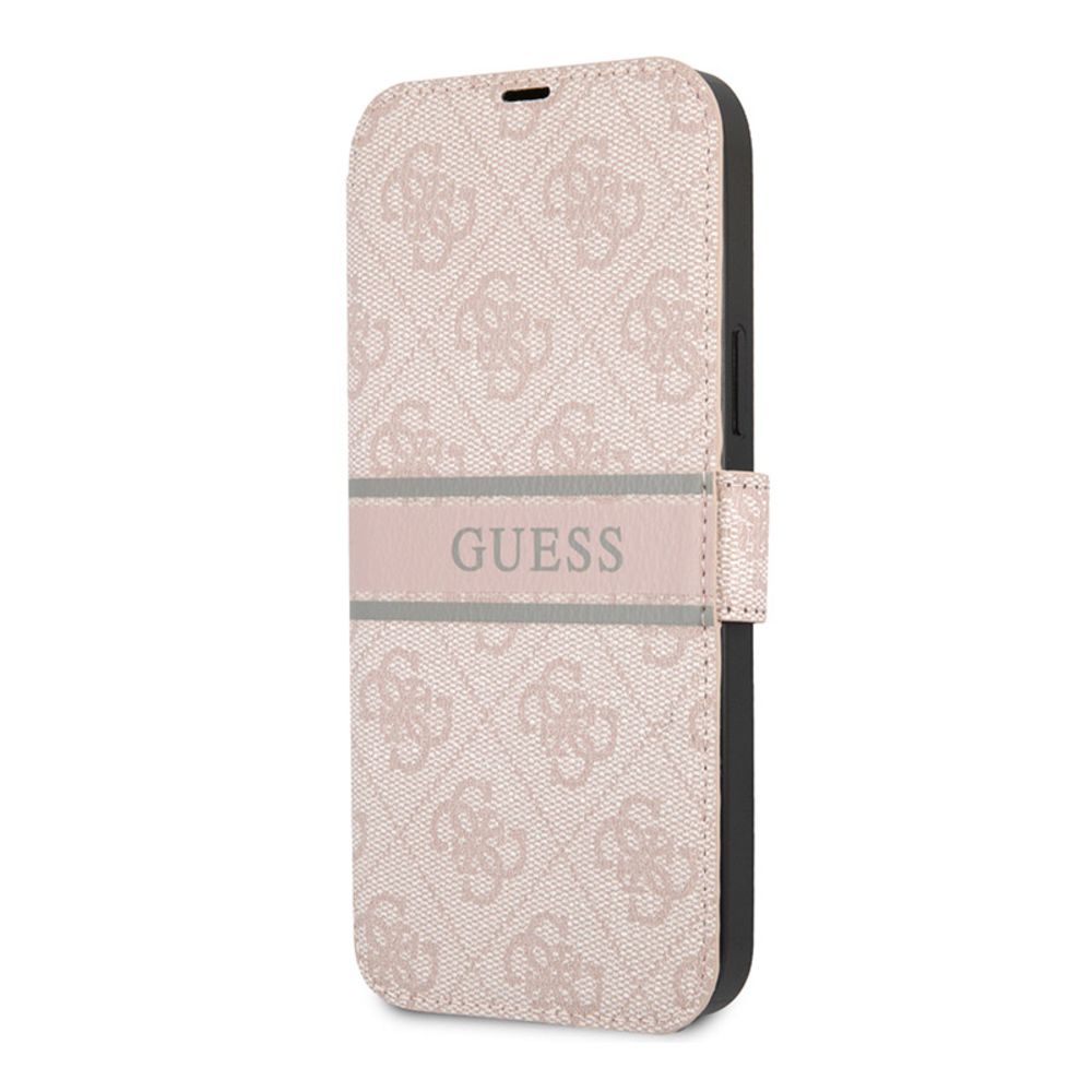 Maska za Apple iPhone 13 Pro — Guess Stripe Bk Pu