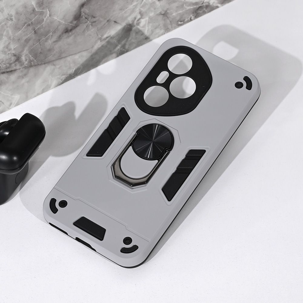 Maska za Honor 400 Pro — Hard Ring, siva