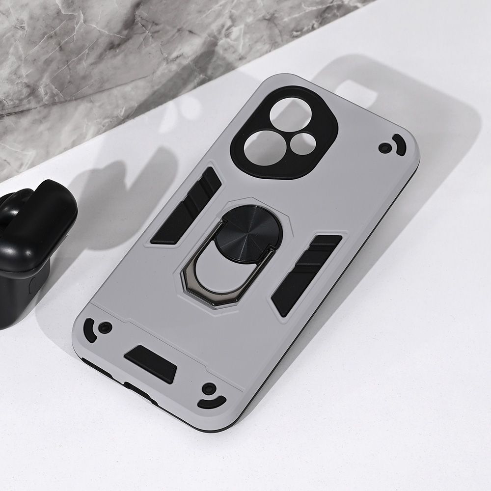 Maska za Honor 400 — Hard Ring, siva