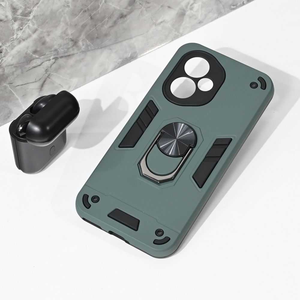 Maska za Honor 400 — Hard Ring, tamno siva