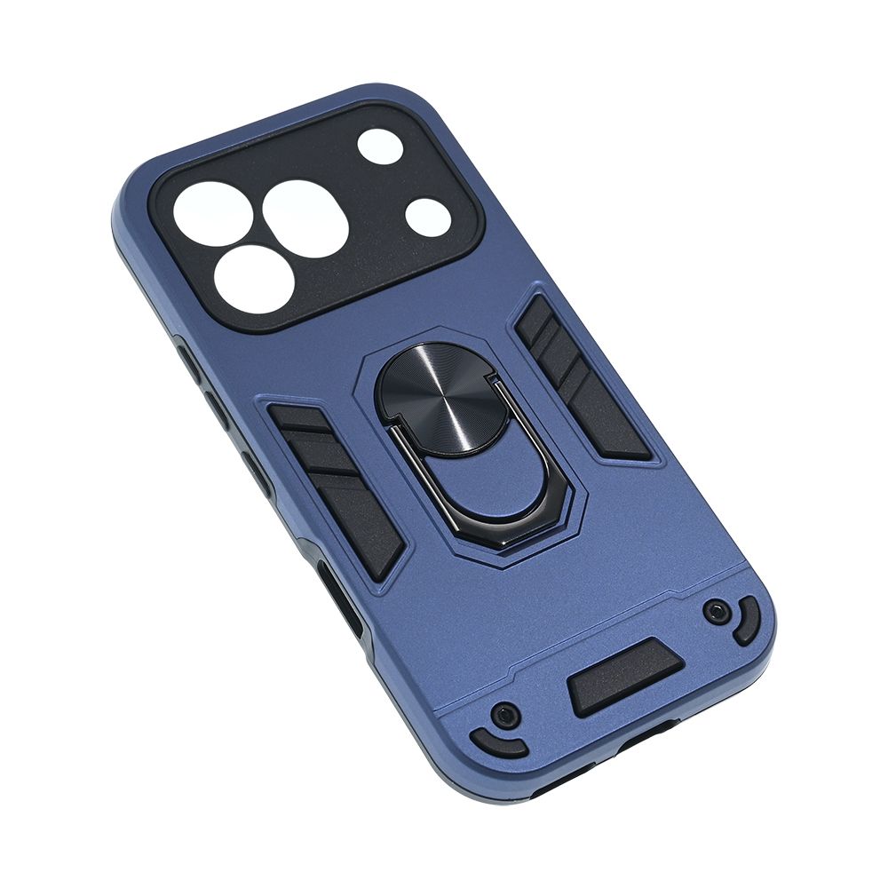 Maska za Honor 600 Pro — Hard Ring, tamno plava