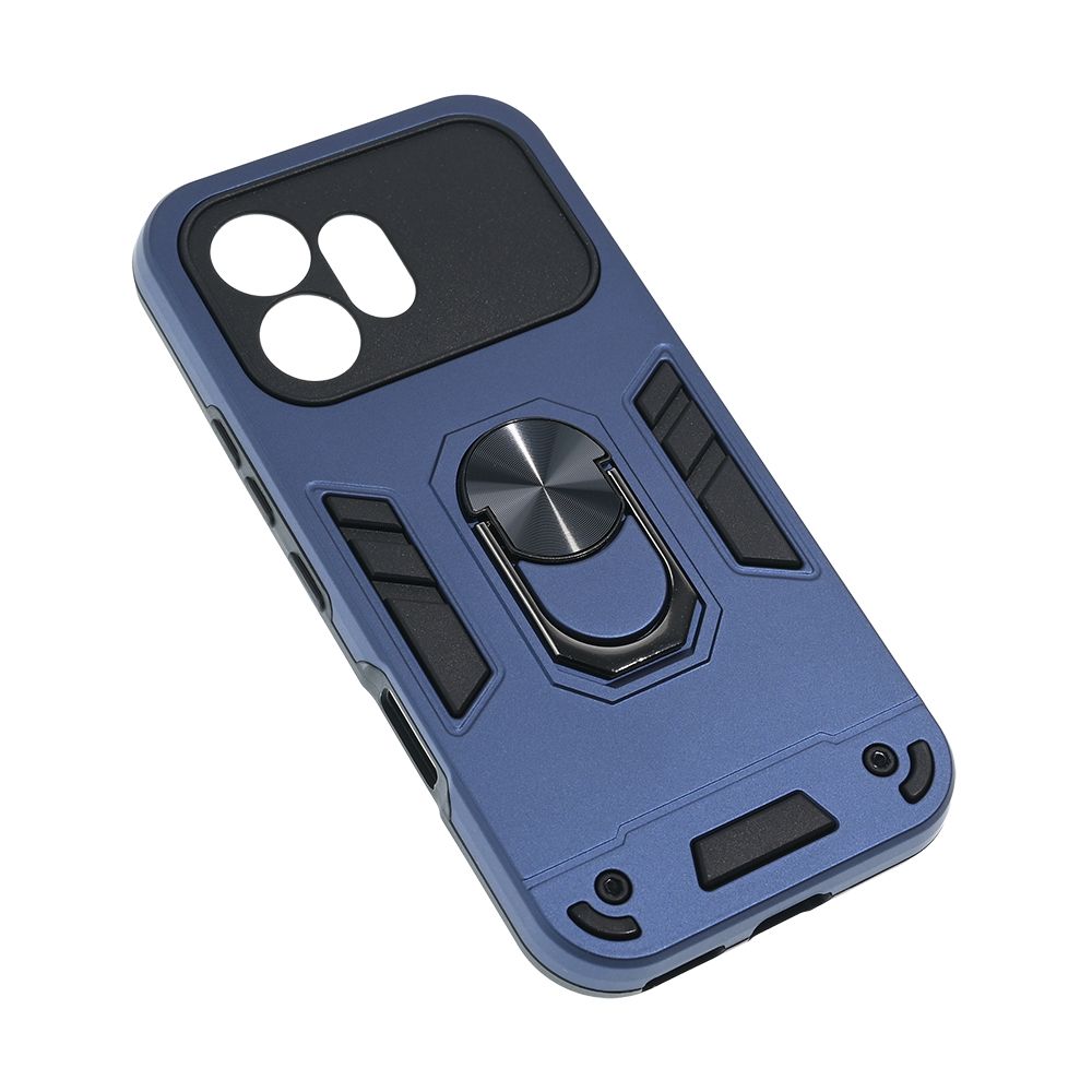 Maska za Honor 600 — Hard Ring, tamno plava