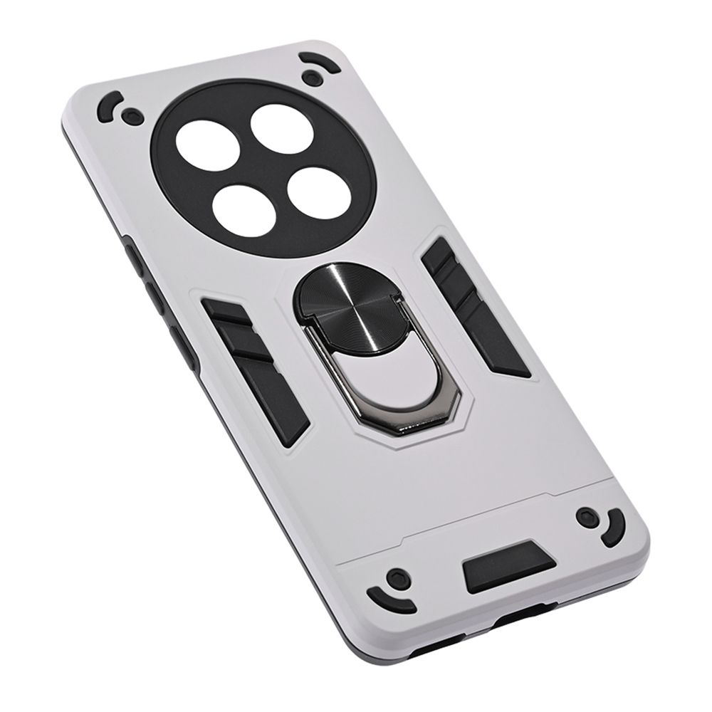 Maska za Honor Magic 7 Lite — Hard Ring, svetlo siva