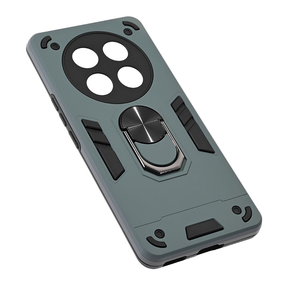 Maska za Honor Magic 7 Lite — Hard Ring, tamno siva