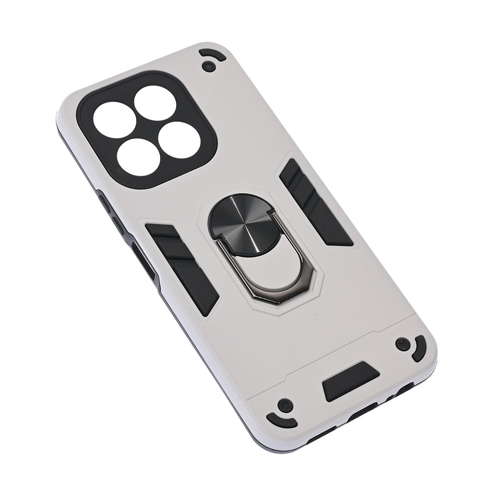 Maska za Honor X6c — Hard Ring, siva