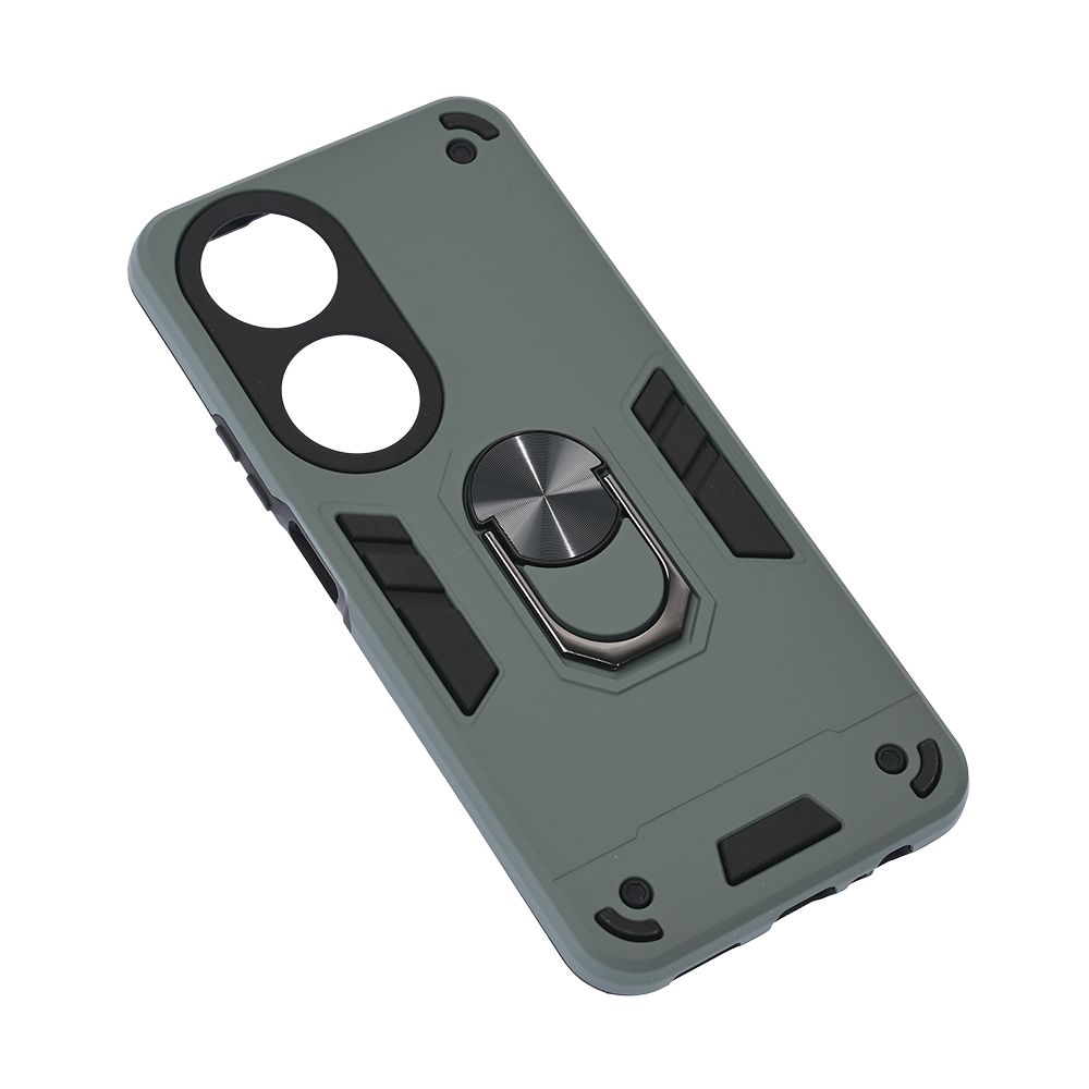 Maska za Honor X7b — Hard Ring, tamno siva