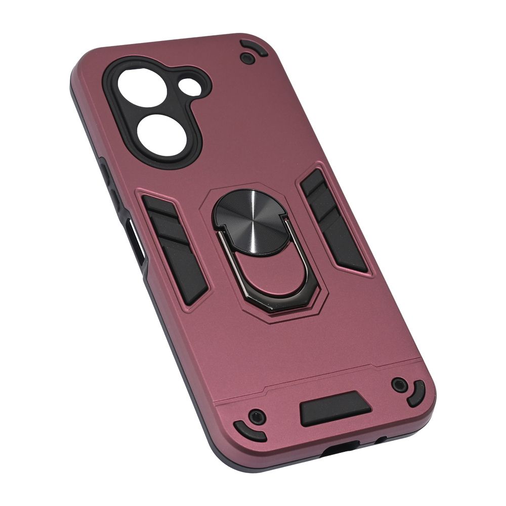 Maska za Honor X7e — Hard Ring, bordo