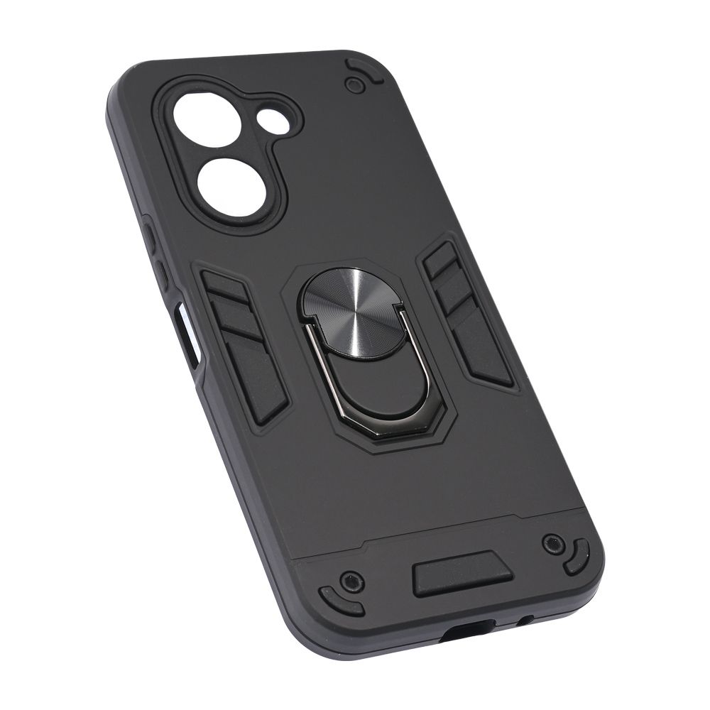 Maska za Honor X7e — Hard Ring, crna