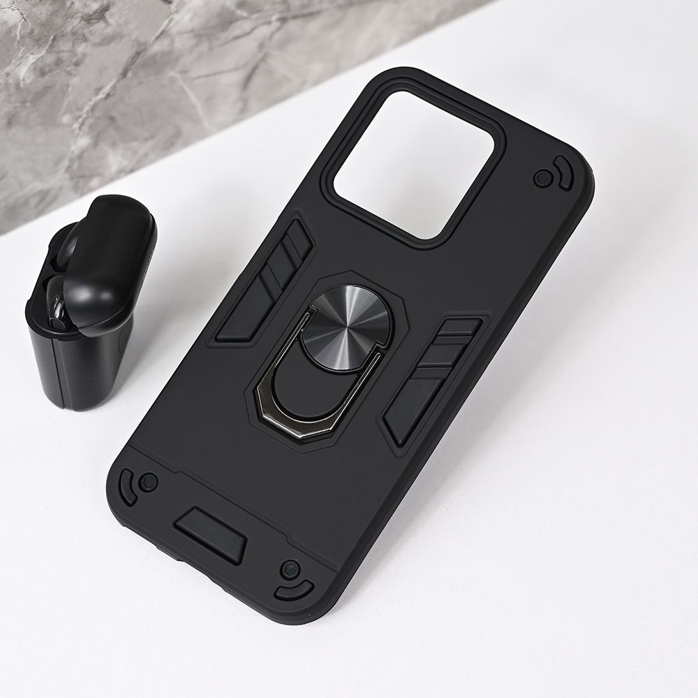 Maska za Honor X8c — Hard Ring, crna