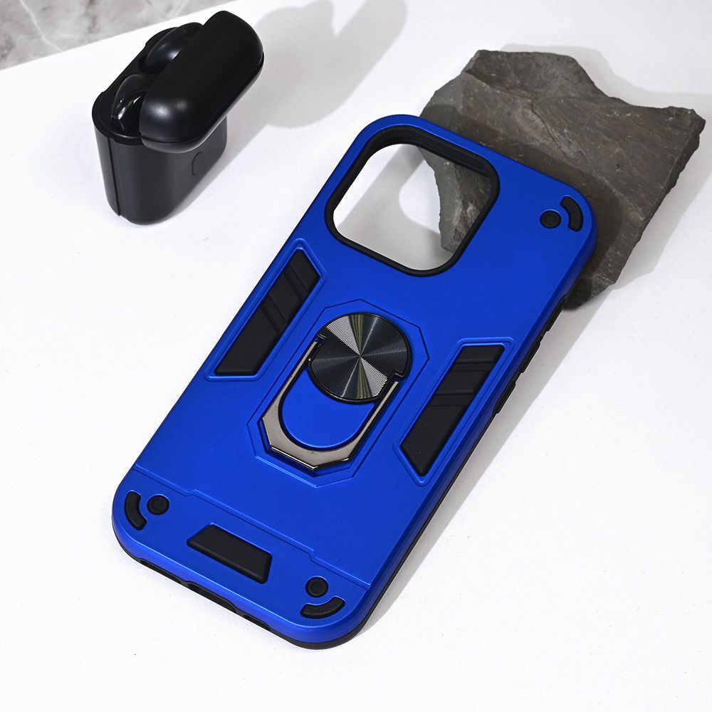 Maska za Apple iPhone 16 Pro — Hard Ring, plava