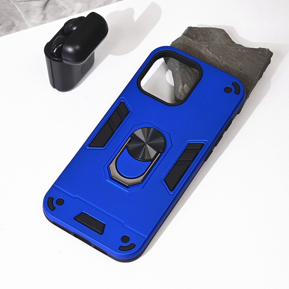 Maska za Apple iPhone 16 Pro Max — Hard Ring, plava