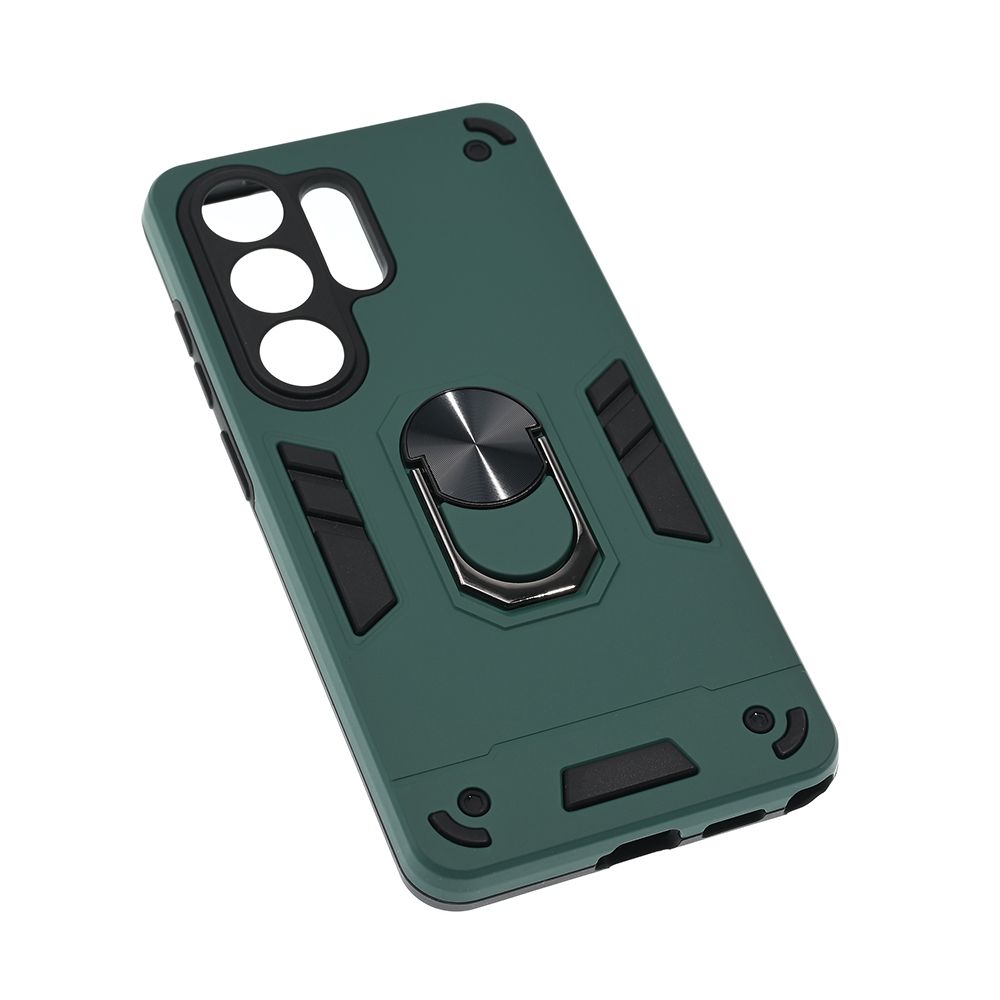 Maska za Samsung Galaxy S26 Ultra — Hard Ring, tamno zelena