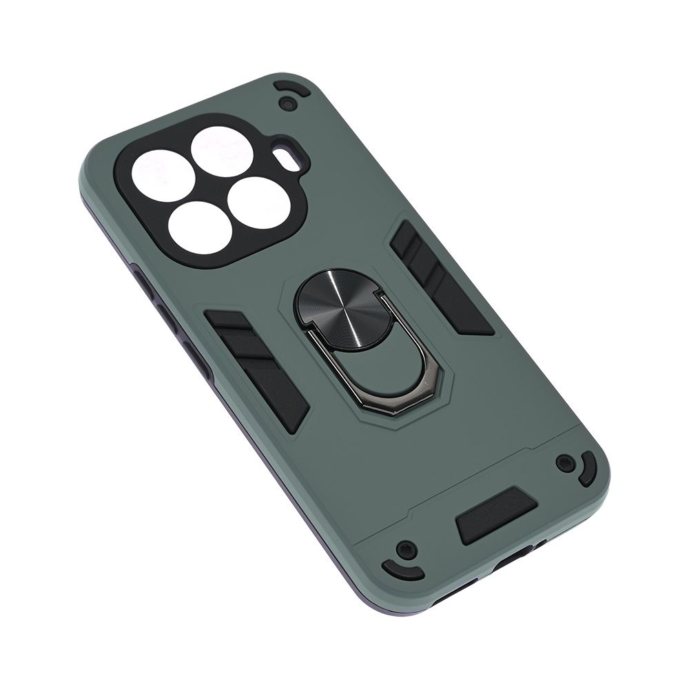 Maska za Xiaomi 15T Pro — Hard Ring, tamno siva