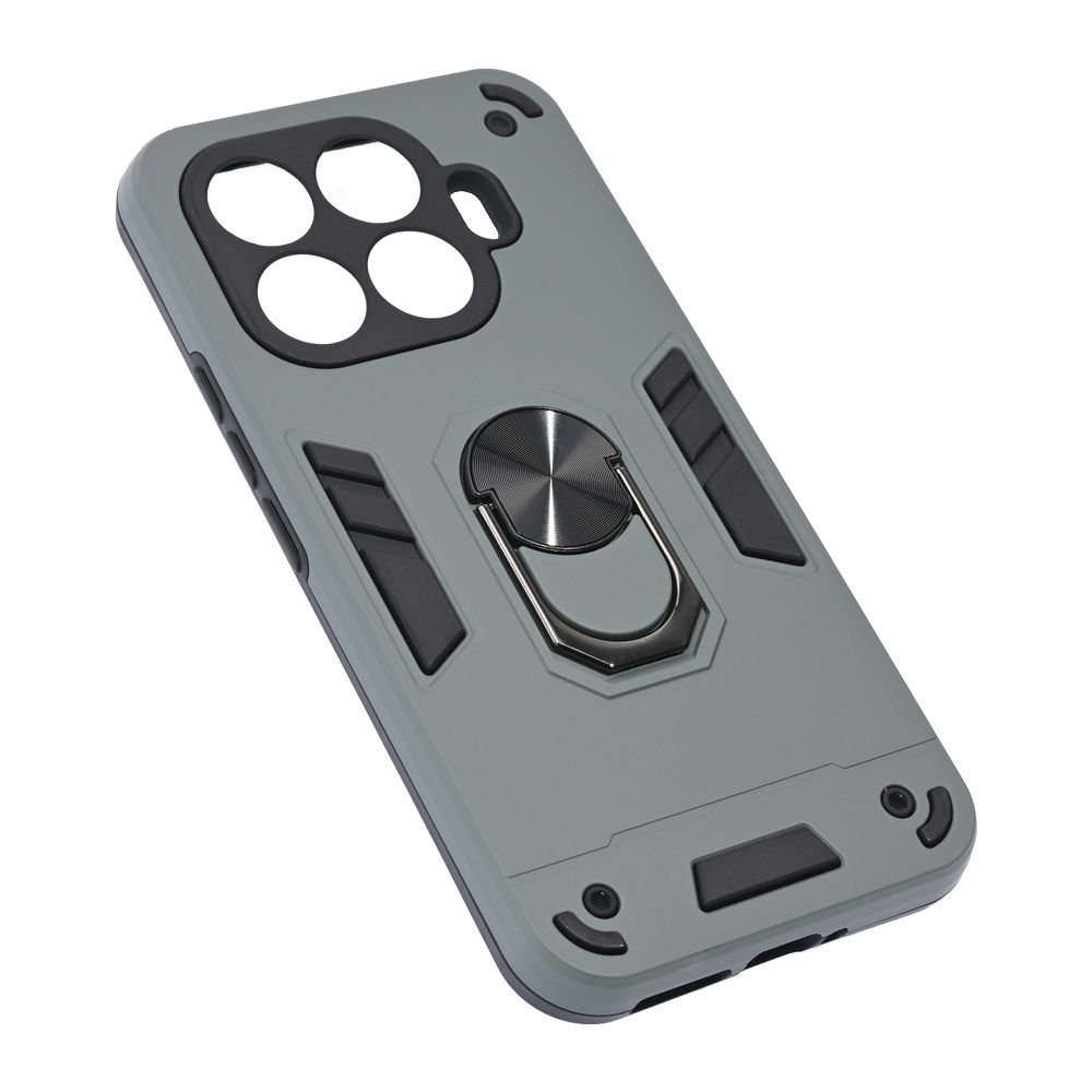 Maska za Xiaomi 17T Pro — Hard Ring, tamno siva
