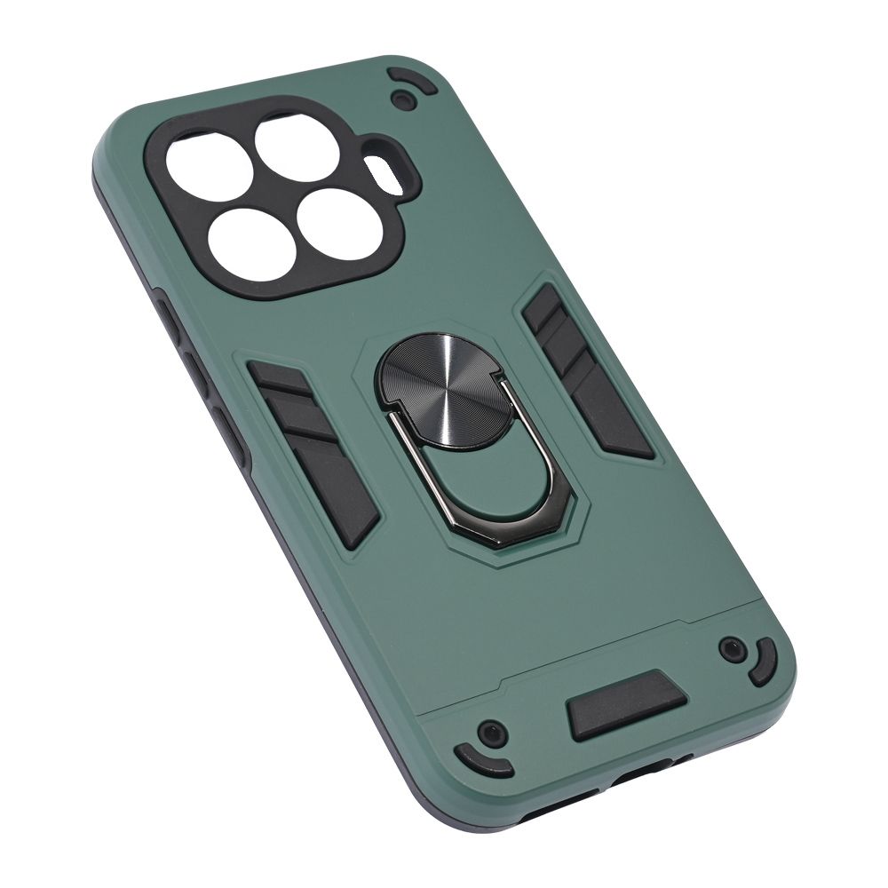 Maska za Xiaomi 17T Pro — Hard Ring, tamno zelena