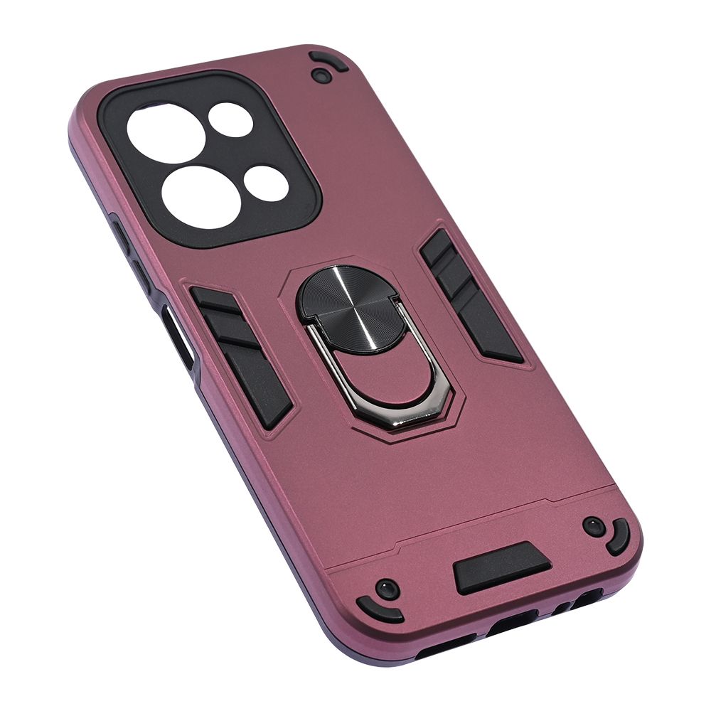 Maska za Xiaomi Redmi 15C — Hard Ring, bordo
