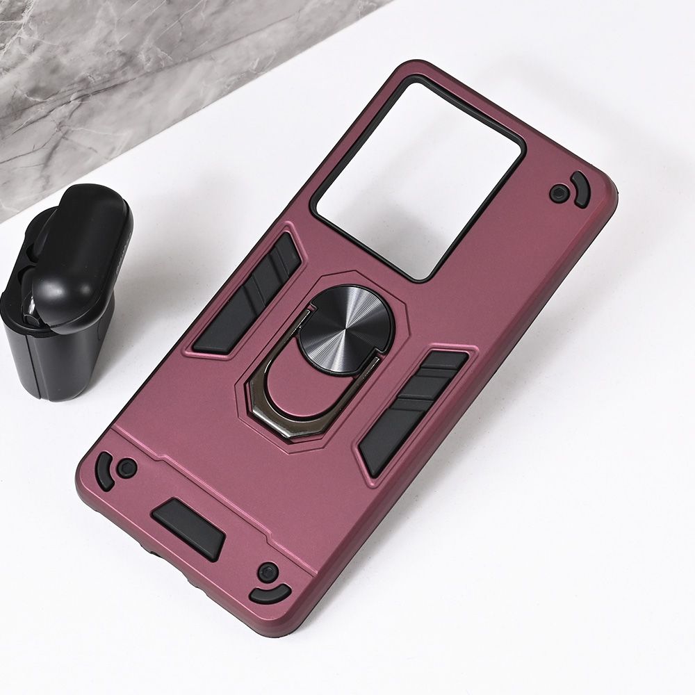 Maska za Xiaomi Redmi Note 14S — Hard Ring, bordo