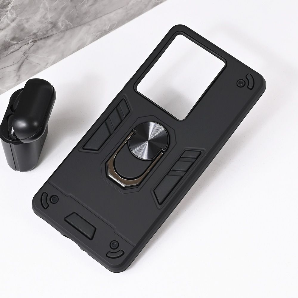 Maska za Xiaomi Redmi Note 14S — Hard Ring, crna