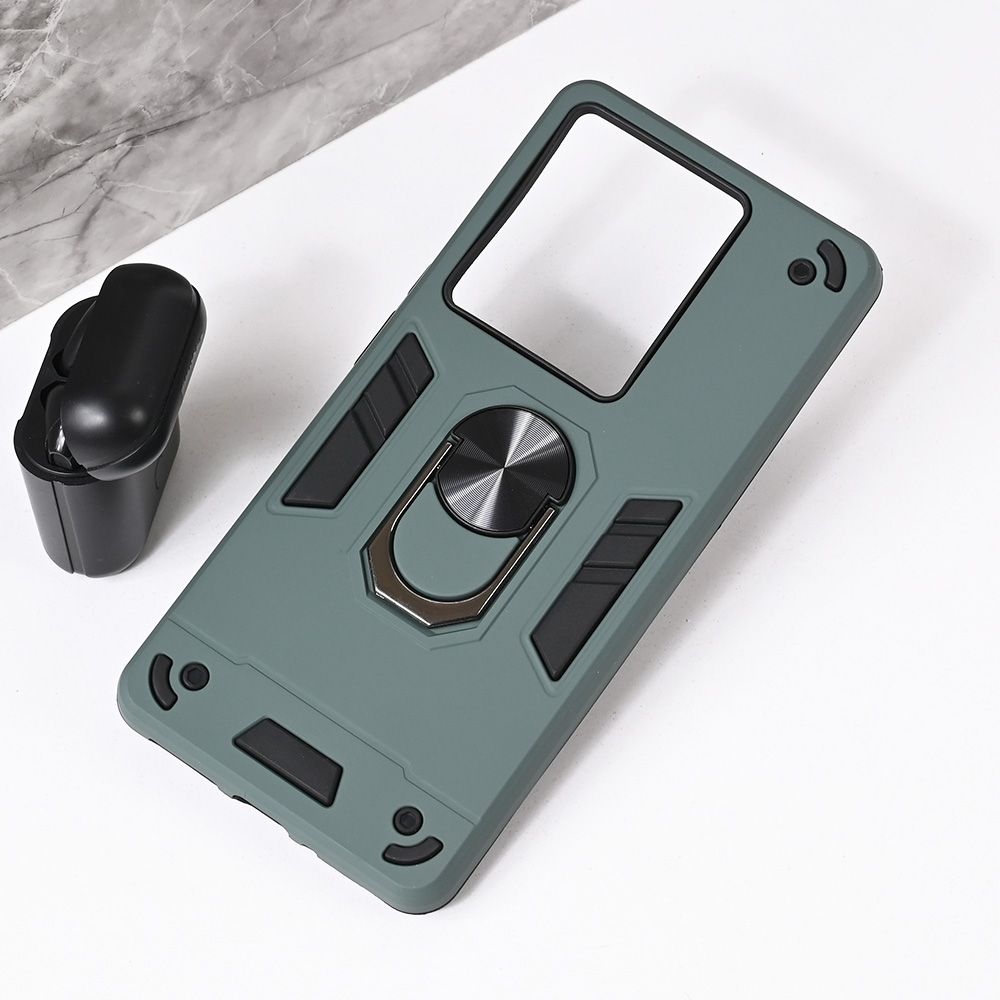 Maska za Xiaomi Redmi Note 14S — Hard Ring, tamno siva