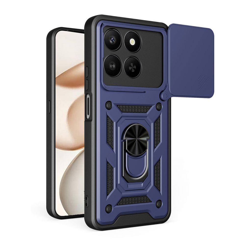 Maska za Honor 400 Smart — Hard Shield, tamno plava