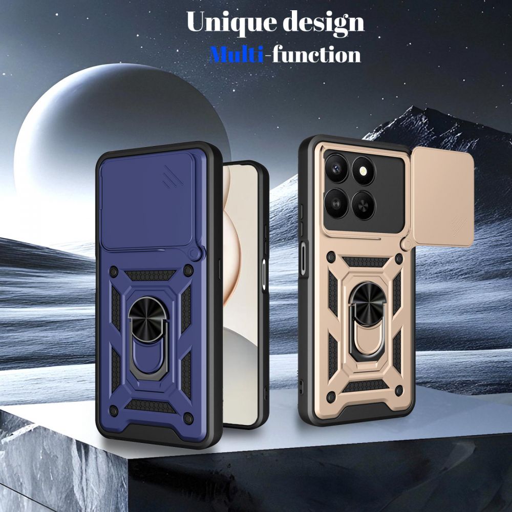 Maska za Honor 400 Smart — Hard Shield, tamno zelena