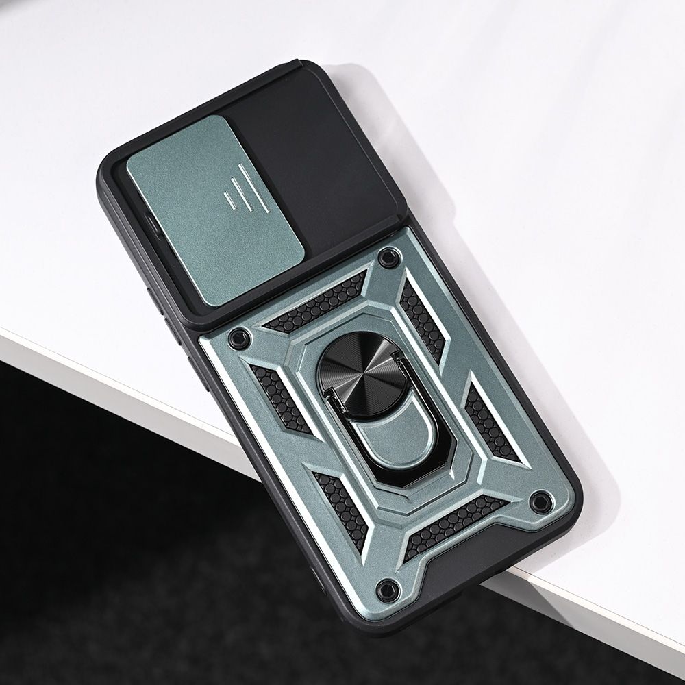 Maska za Honor X8c — Hard Shield, tamno zelena