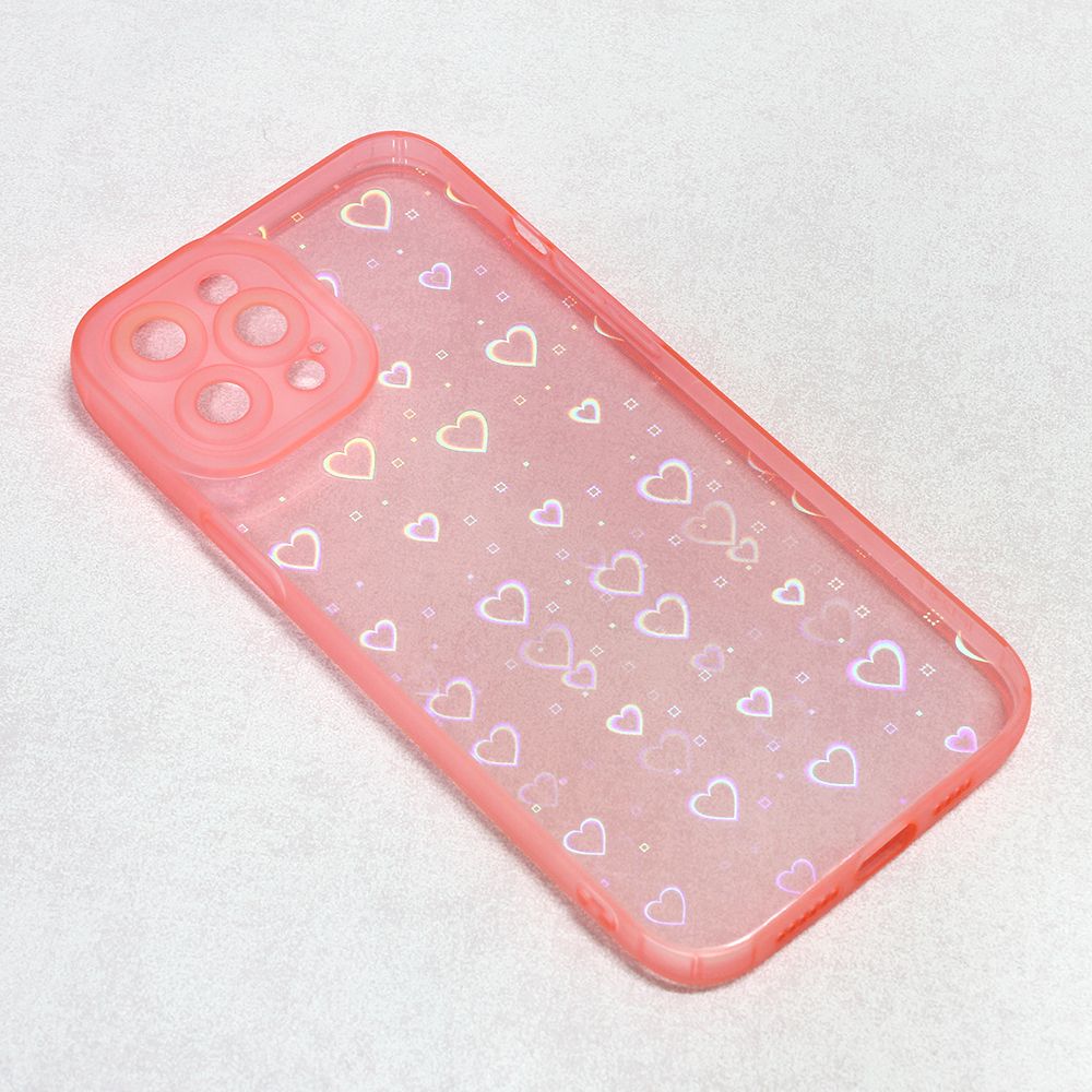 Maska za Apple iPhone 12 Pro Max — Heart Color IMD, roze