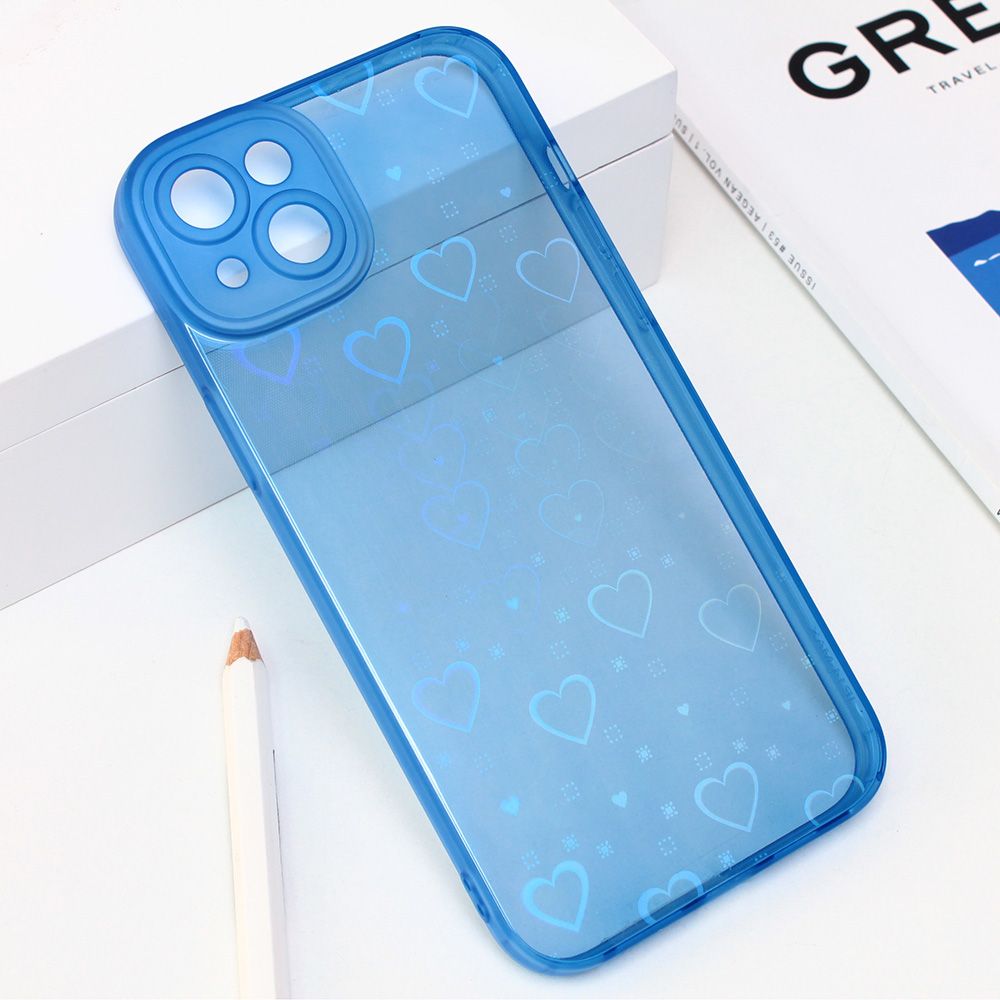 Maska za Apple iPhone 14 Plus — Heart Color IMD, plava
