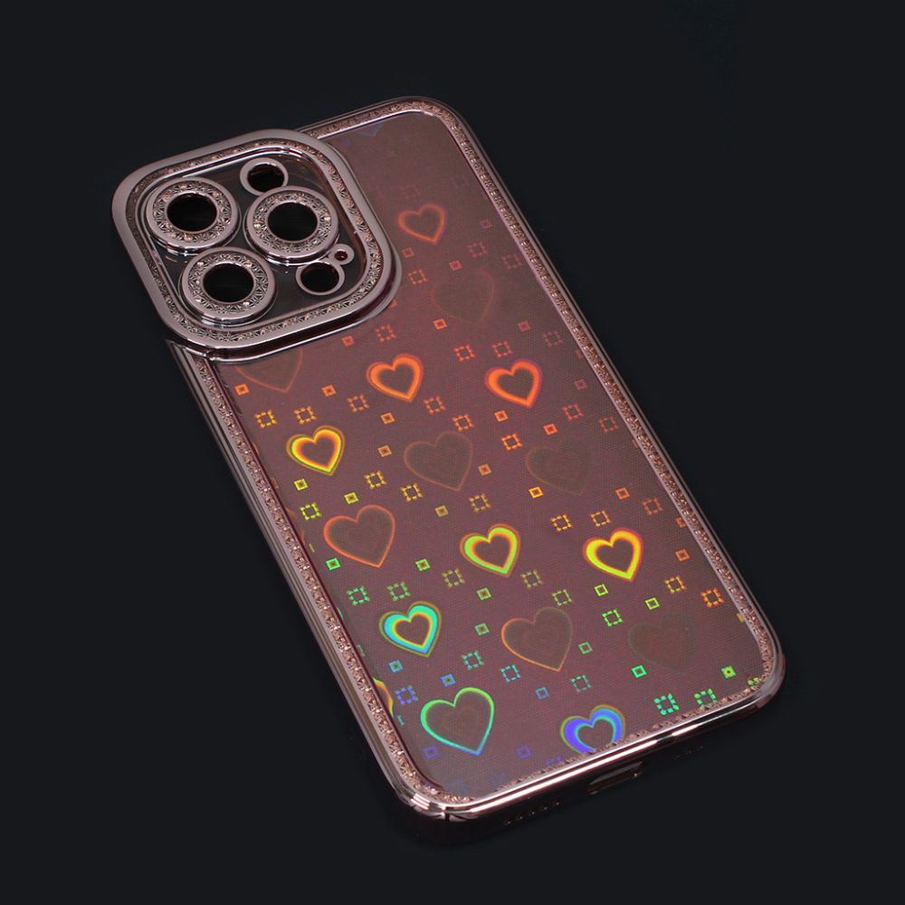 Maska za Apple iPhone 13 Pro — Heart IMD, roze