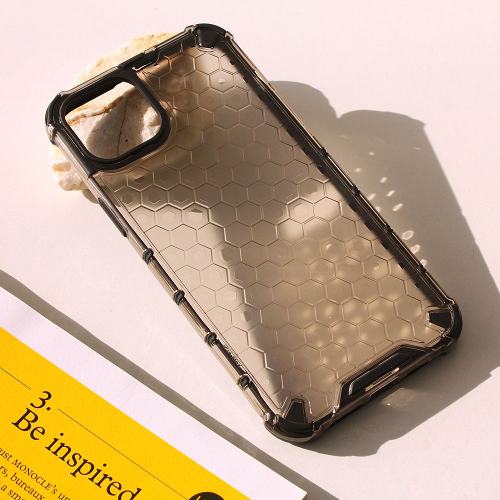 Maska za Apple iPhone 14 Plus — Honeycomb, crna