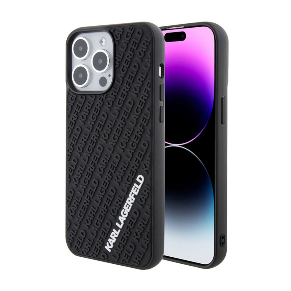 Maska za Apple iPhone 15 Pro — Karl Lagerfeld Hc 3D Multi Logo