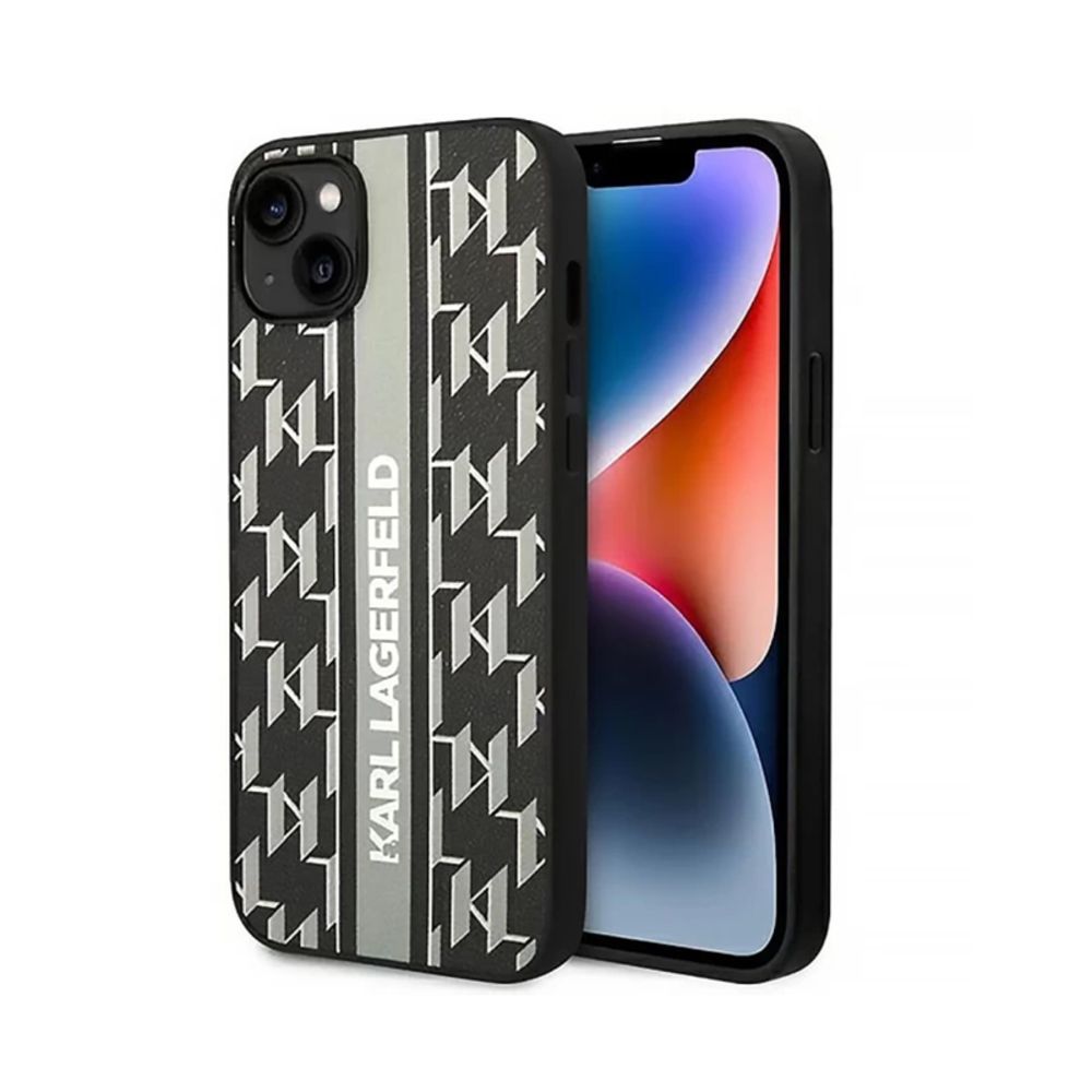 Maska za Apple iPhone 14 — Karl Lagerfeld Hc Monogram stripe