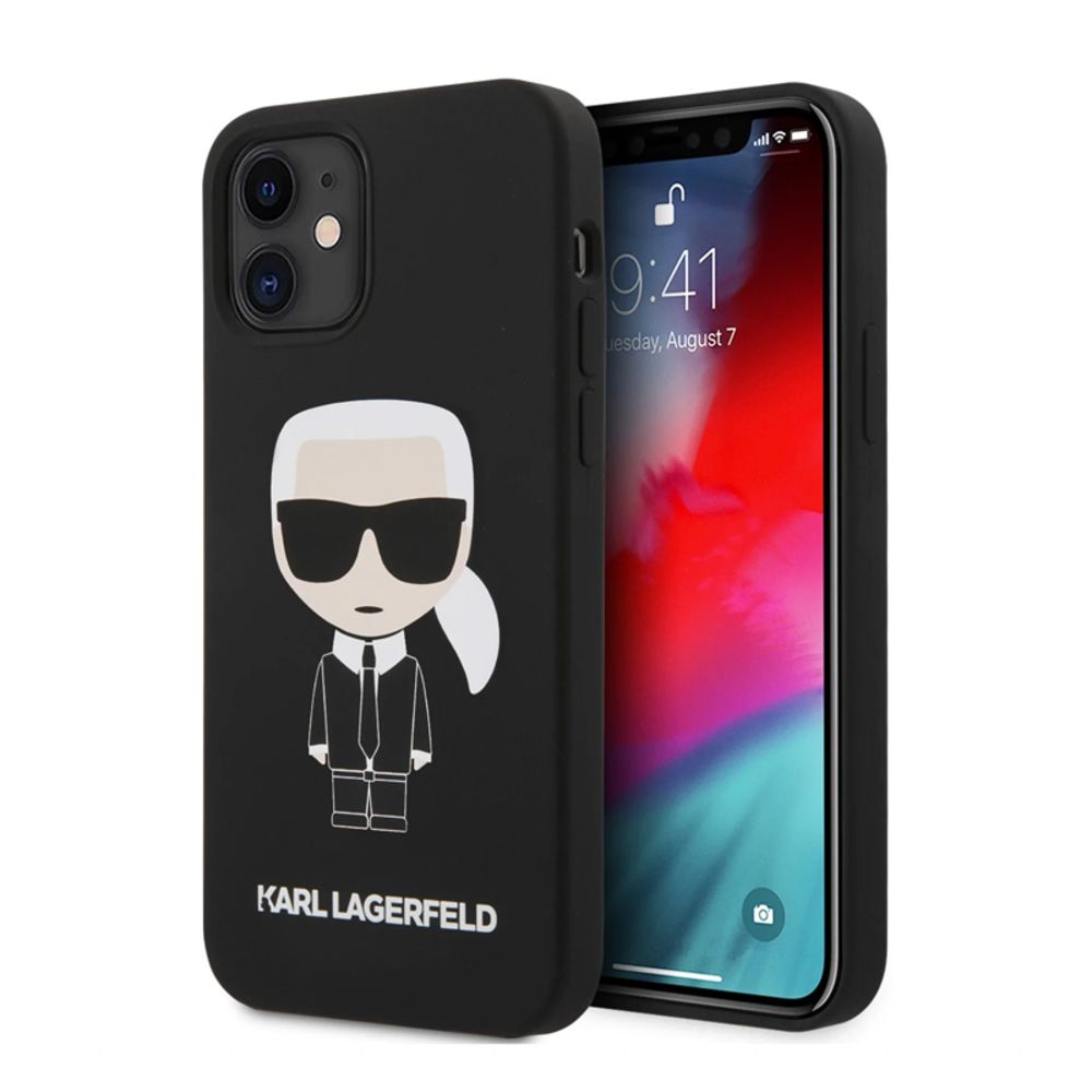 Maska za Apple iPhone 12 mini — Karl Lagerfeld Hc Silicone Full Body Ikonic