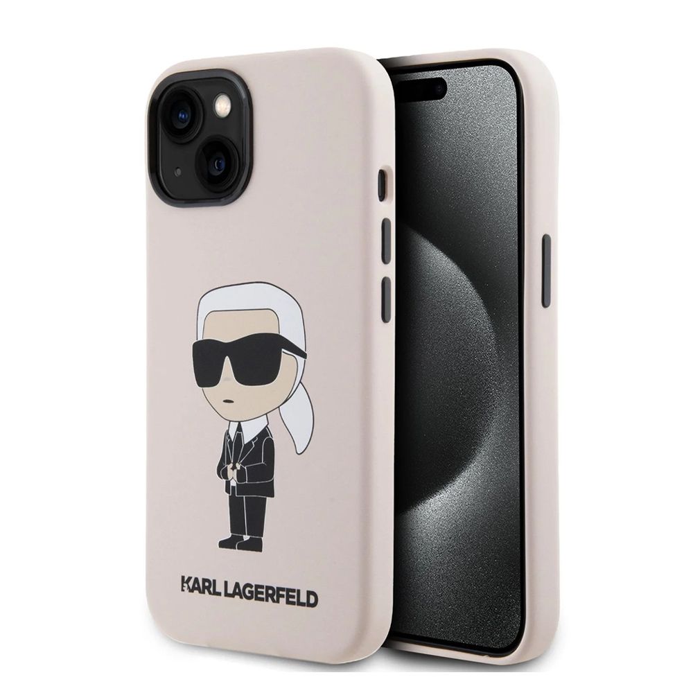 Maska za Apple iPhone 15 — Karl Lagerfeld Hc Silicone NFT Ikonik
