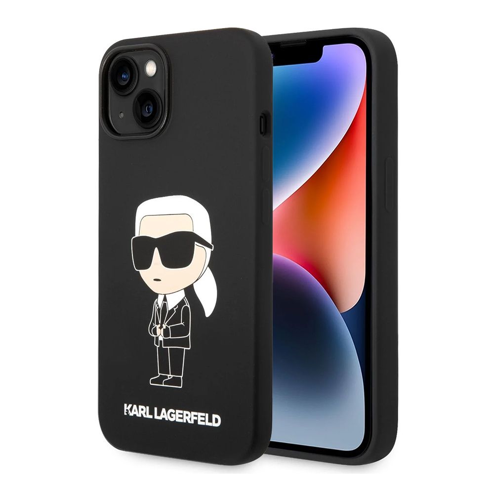 Maska za Apple iPhone 15 Plus — Karl Lagerfeld Hc Silicone NFT Ikonik