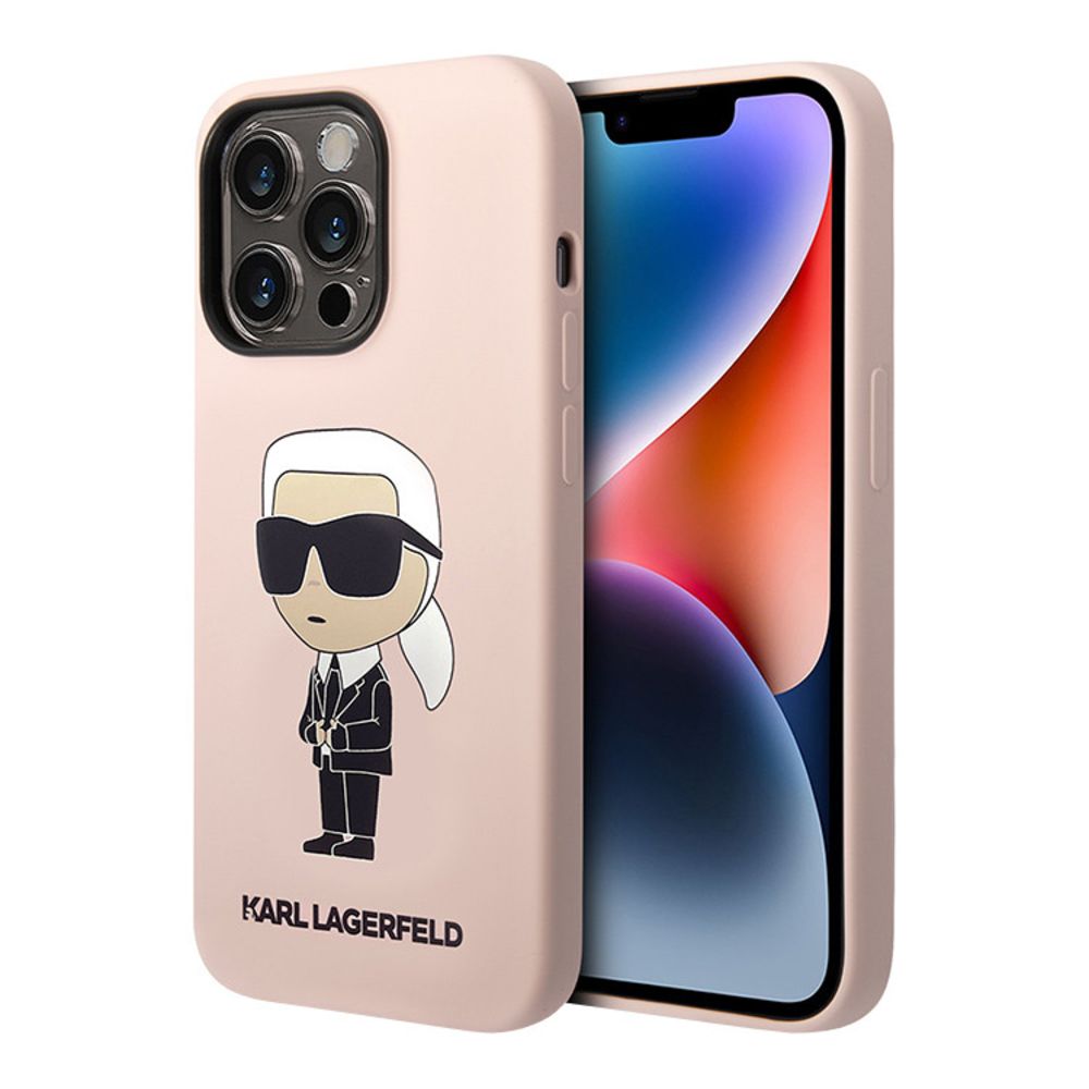 Maska za Apple iPhone 15 Pro Max — Karl Lagerfeld Hc Silicone NFT Ikonik