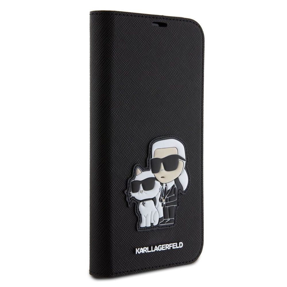 Maska za Apple iPhone 15 Pro Max — Karl Lagerfeld Saffiano BP Nft Karl&Choupette
