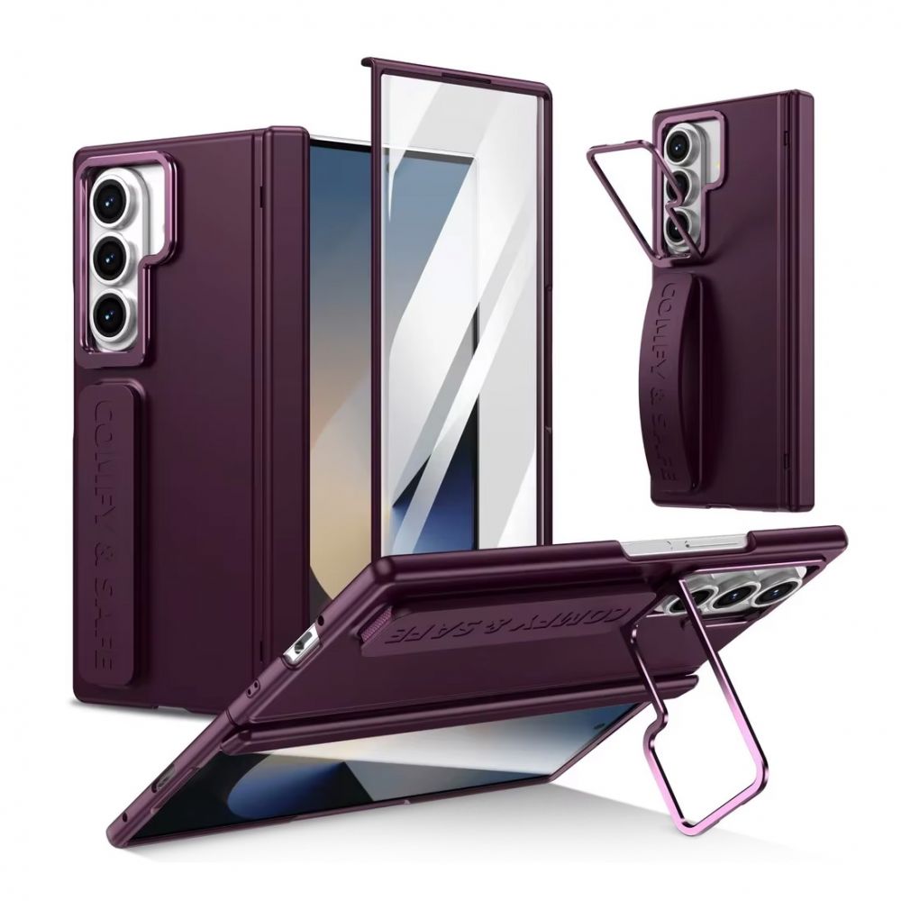 Maska za Samsung Galaxy Z Fold 7 — Lux Cover, bordo