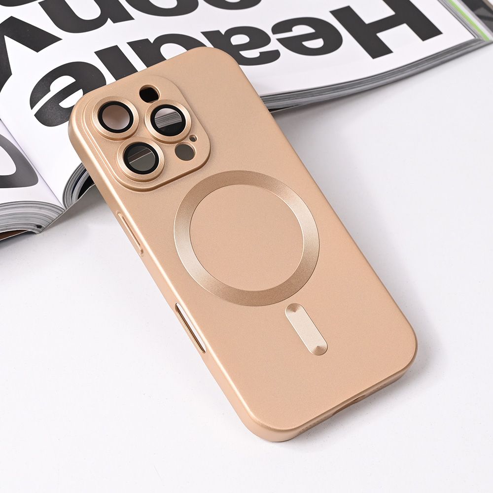 Maska za Apple iPhone 16 Pro — Magsafe Chrome, zlatna
