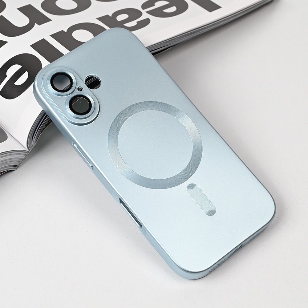 Maska za Apple iPhone 17 — Magsafe Chrome, plava