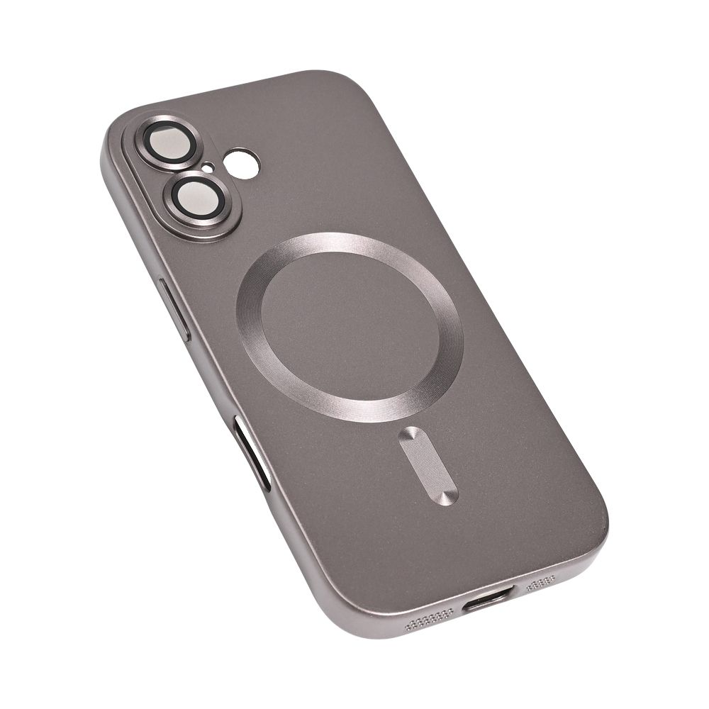 Maska za Apple iPhone 17 — Magsafe Chrome, siva