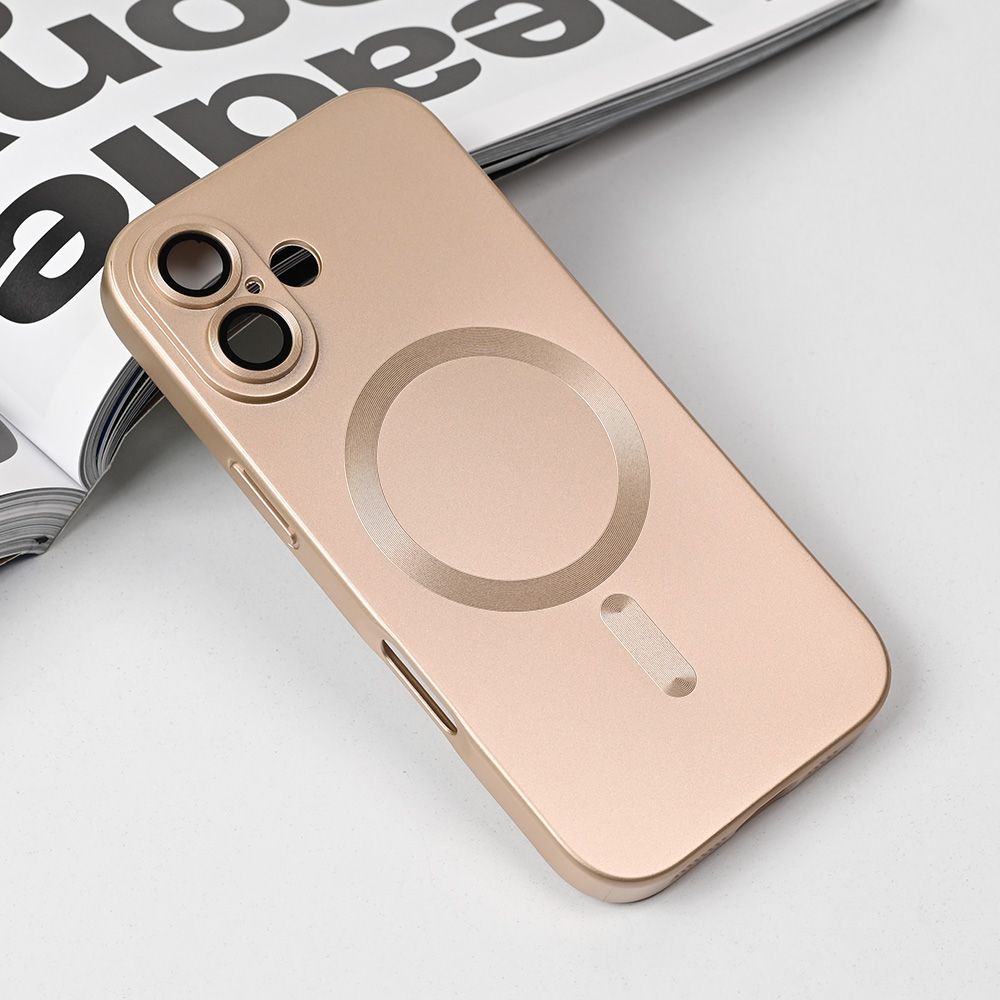 Maska za Apple iPhone 17 — Magsafe Chrome, zlatna