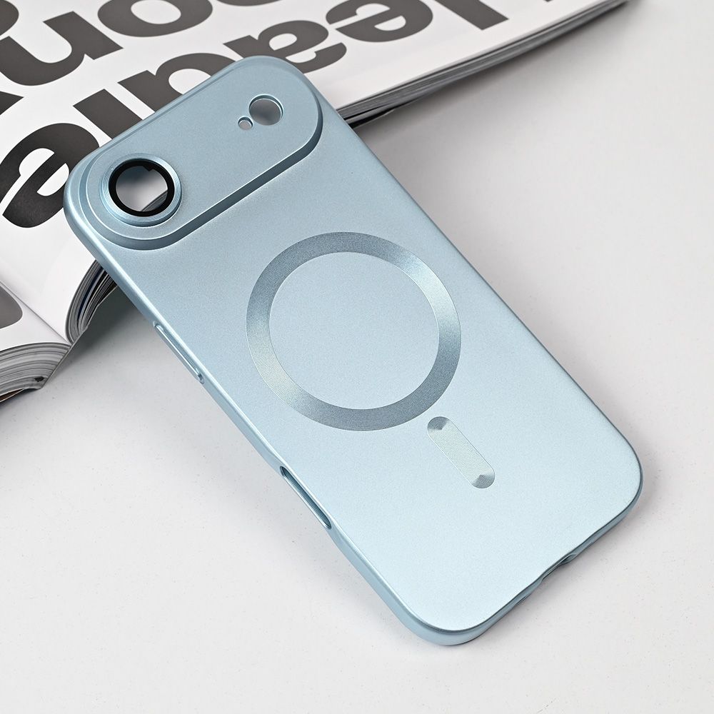 Maska za Apple iPhone 17 Air — Magsafe Chrome, plava