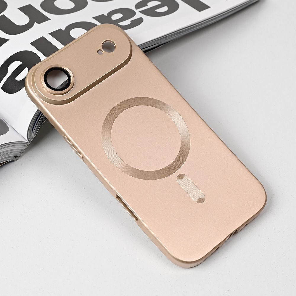 Maska za Apple iPhone 17 Air — Magsafe Chrome, zlatna