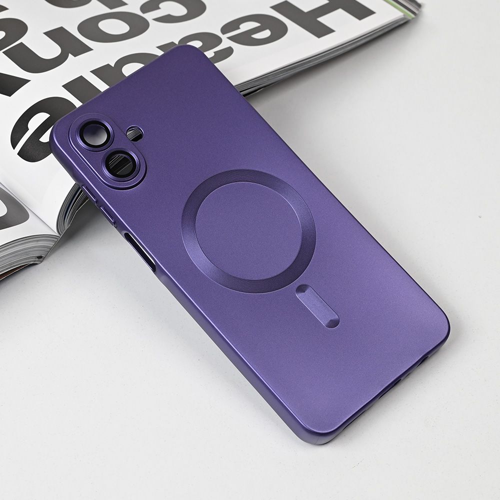 Maska za Samsung Galaxy A07 — Magsafe Chrome, ljubicasta