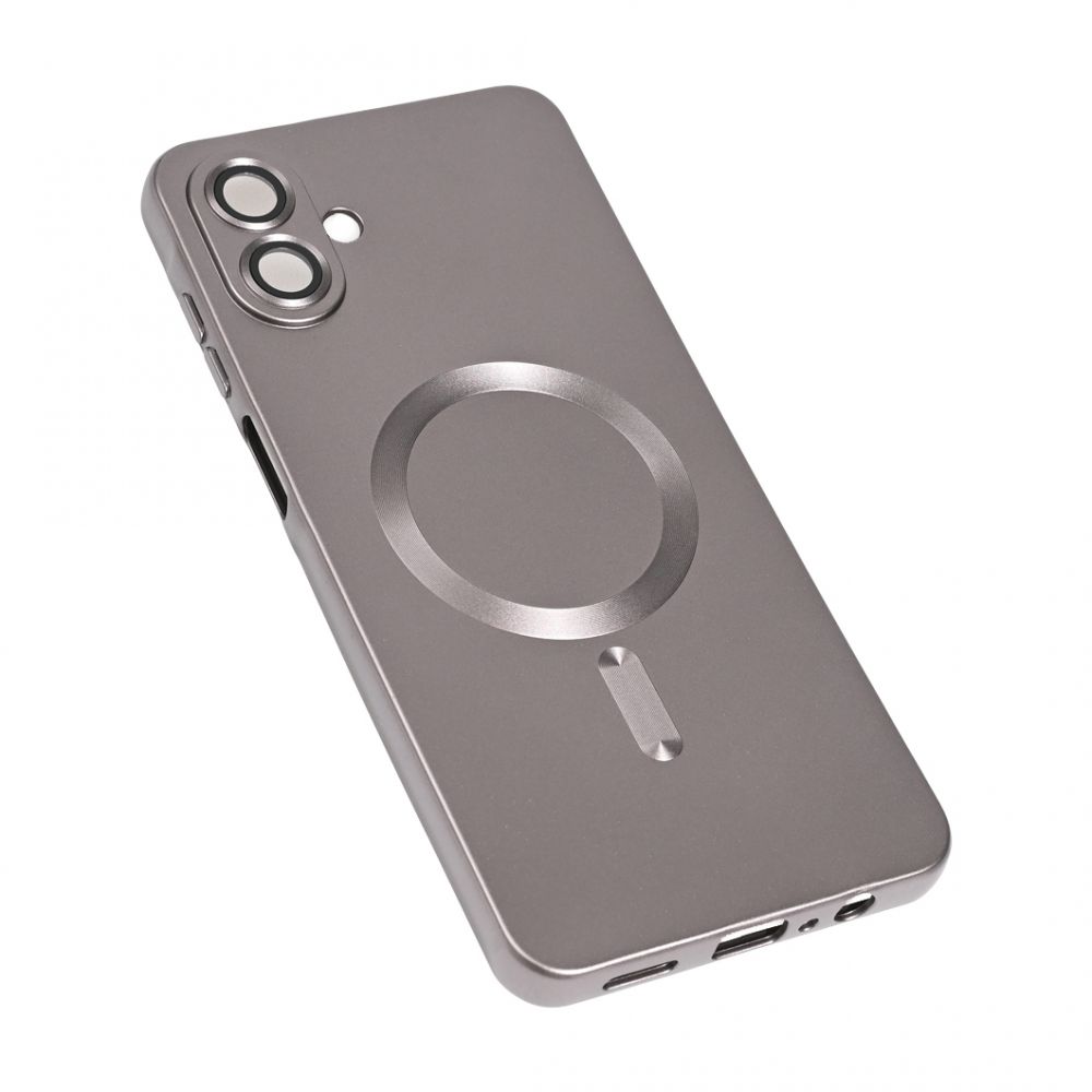 Maska za Samsung Galaxy A07 — Magsafe Chrome, siva