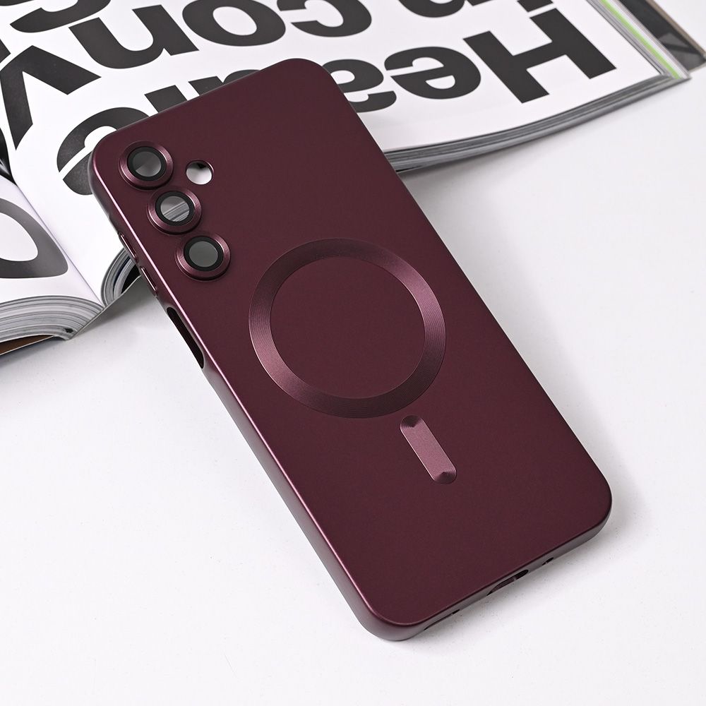 Maska za Samsung Galaxy A16 4G — Magsafe Chrome, bordo