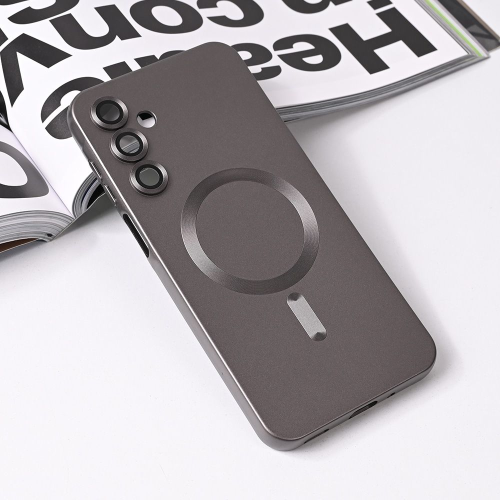 Maska za Samsung Galaxy A16 4G — Magsafe Chrome, siva